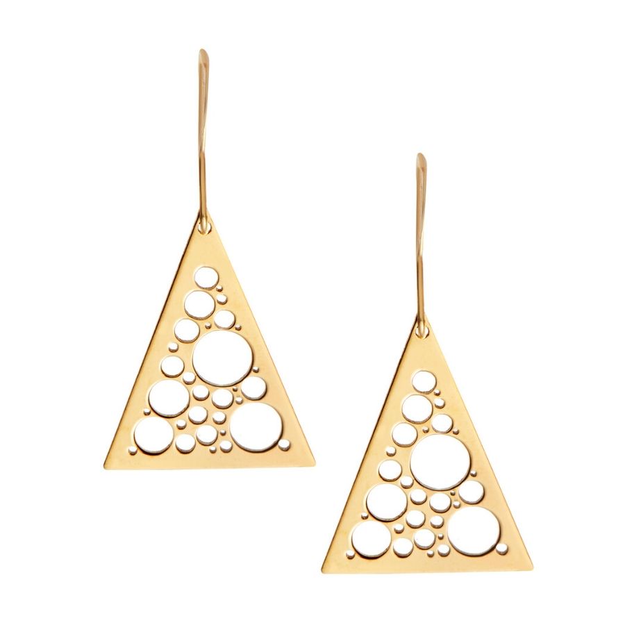 ARM-SSM.1902006_done Τριγωνάκι με βόλους σκουλαρίκια κρεμαστά