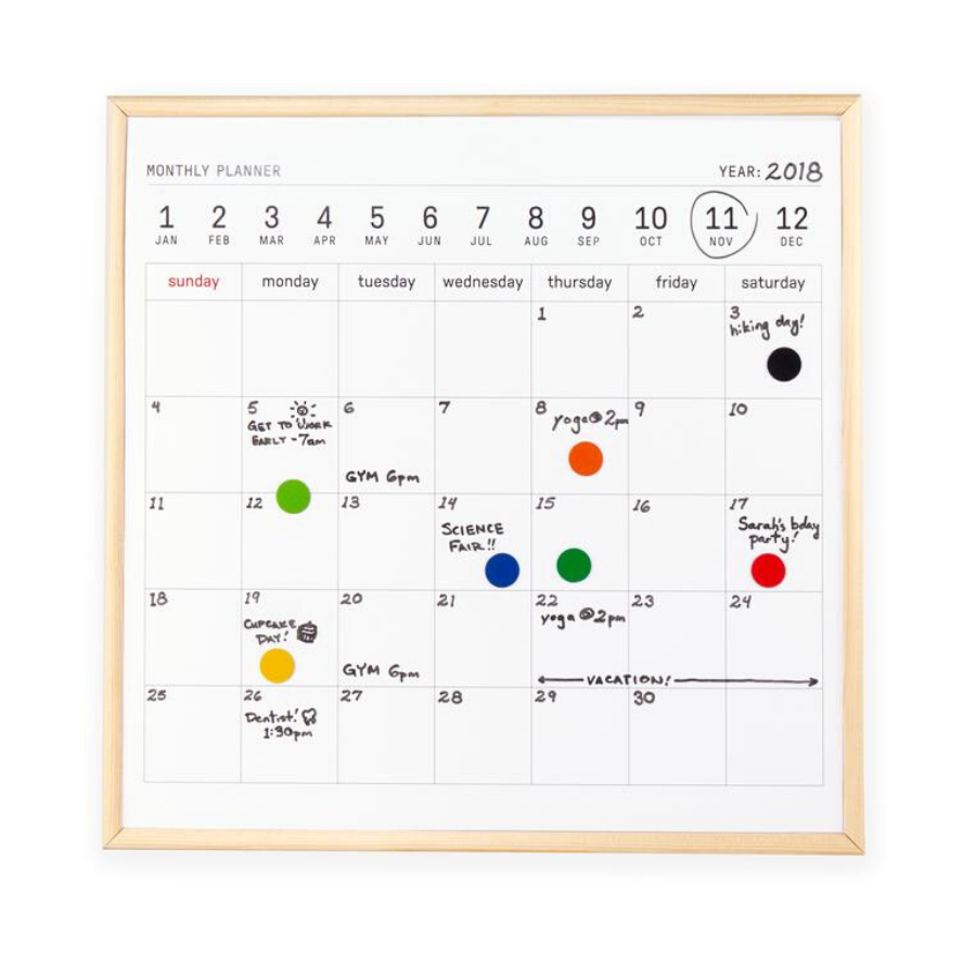 Ασπροπίνακας/Ημερολόγιο-Whiteboard Calendar