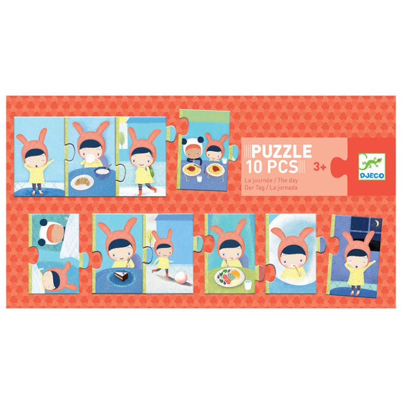 Παιδικό Puzzle 10 Κομμάτια - Η Μέρα μου