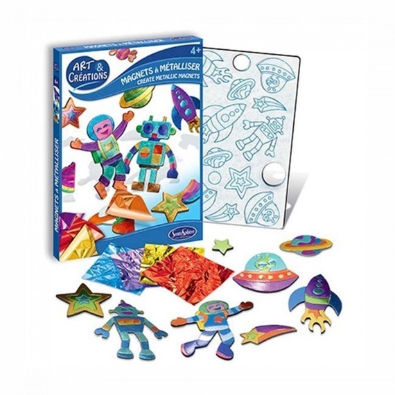 Art & Creations - Μαγνήτες Διάστημα με Μεταλλόχαρτο