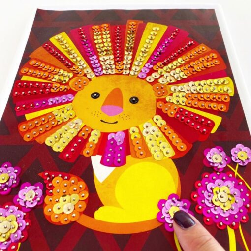 Κατασκευή με Πούλιες - Λιοντάρι